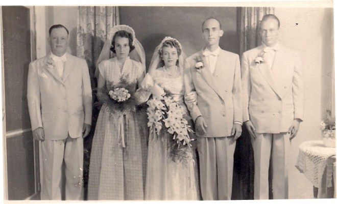Wedding - Basil on far left